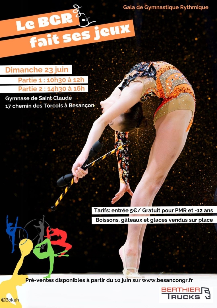 Gala du Besançon Gymnastique Rythmique