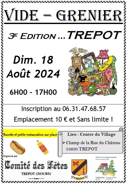 VIDE - GRENIER DE TREPOT 3E ÉDITION