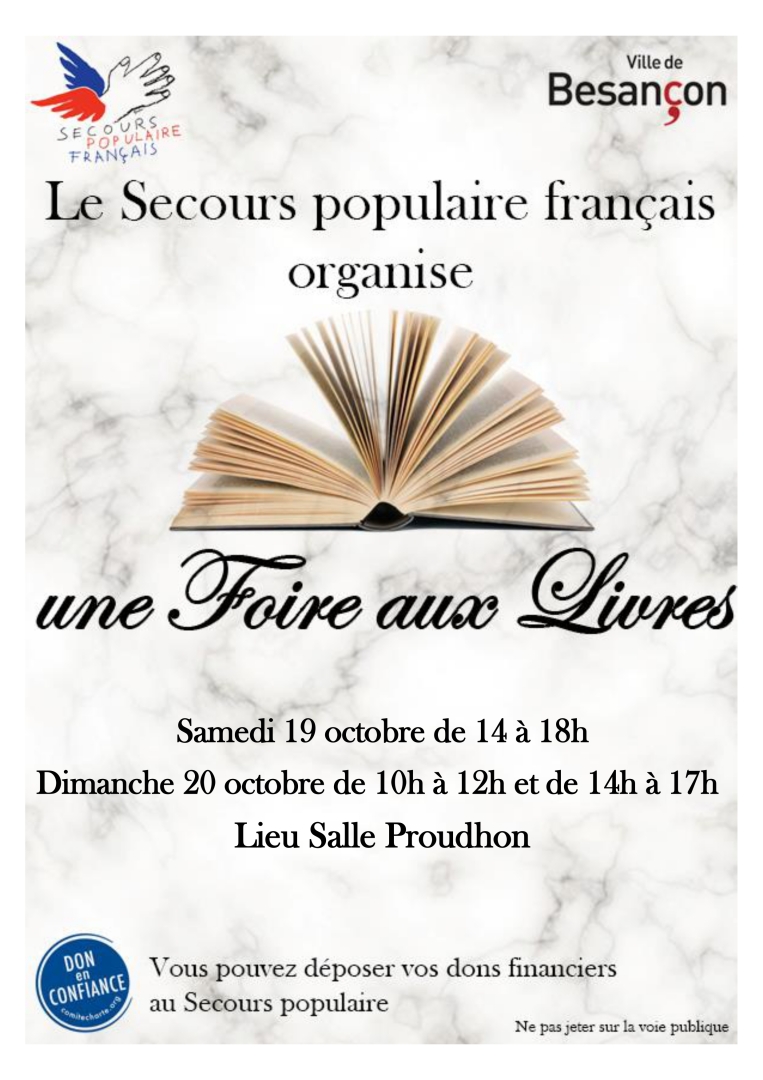 Foire aux Livres du Secours Populaire